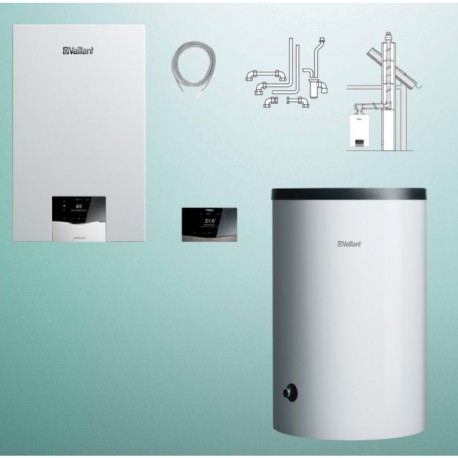 Vaillant VC 25CS/1-5 ecoTEC plus +VIH R 120/6B + VRC 720 sensoCOMFORT + zestaw do szachtu