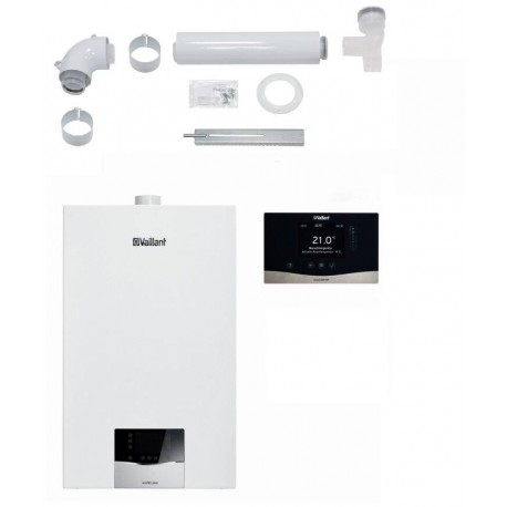 Vaillant VCI 26CS/1-5 ecoTEC plus z dodatkowym zasobnikiem 20L + sensoCOMFORT 720 + zestaw do szachtu