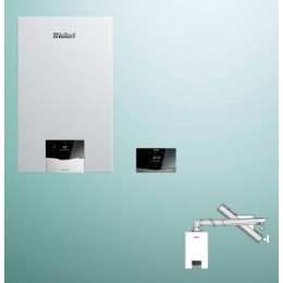Vaillant VCW 32CS/1-5 ecoTEC plus + VRC 720 sensoCOMFORT + poziome wyprowadzenie przez ścianę lub dach