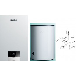 Vaillant VC 15CS/1-5 ecoTEC plus +VIH R 120/6B wymiennik + zestaw podłączeniowy z czujnikiem temperatury c.w.u.