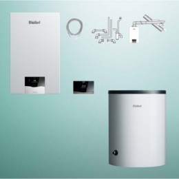Vaillant VC 15CS/1-5 ecoTEC plus +VIH R 150/6B + VRC 720F sensoCOMFORT + poziome wyprowadzenie przez dach lub ścianę