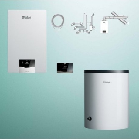 Vaillant VC 15CS/1-5 ecoTEC plus +VIH R 200/6B + VRC 720F sensoCOMFORT + poziome wyprowadzenie przez dach lub ścianę