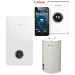 Bosch CONDENS GC2300iW 15P Kocioł gazowy + zasobnik c.w.u WST120-5O + regulator EasyControl CT200 + czujnik temperatury
