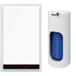 Viessmann VITODENS 050-W B0HA 19 kW Pakiet Kocioł + zasobnik EWS 160 z grzałką 2,2 kW o pojemności 144l