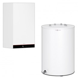 Viessmann VITODENS 050-W B0HA 25 kW Pakiet Kocioł + zasobnik Vitocell 100-W Typ CUGA o pojemności 100l