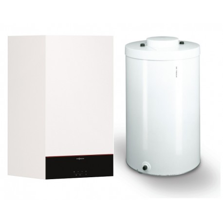 Viessmann VITODENS 100-W 25 kW Pakiet Kocioł + zasobnik Vitocell 100-W Typ CUGB-A o pojemności 120l