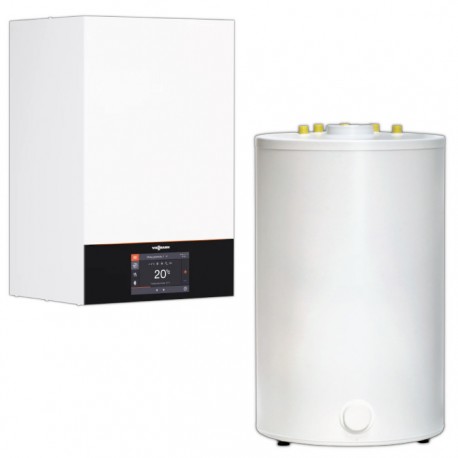 Viessmann VITODENS 200-W 19kW B2HH kocioł z regulatorem E3 +zasobnik Vitocell 100-W typ CUGA 100l