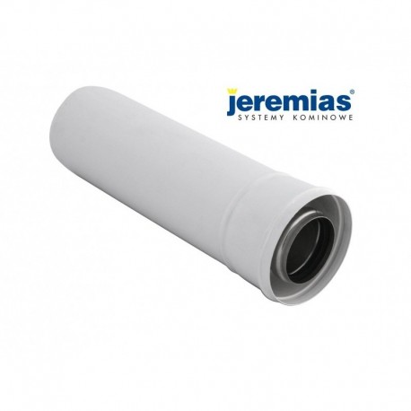 JEREMIAS RURA SPALINOWA fi 80/125 250mm DWUŚCIENNA BIAŁA