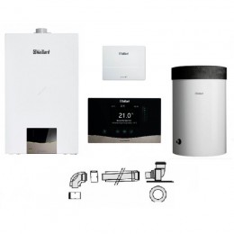 Vaillant VC 20CS/1-7 + VIH R 120/6M + sensoCOMFORT VRC 720 + zestaw do szachtu