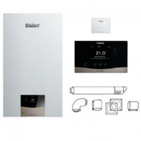 Vaillant ecoTEC exclusive VCW 36CF/1-7 + sensoComfort VRC 720 + wyrzut boczny + sennsoNET VR 921